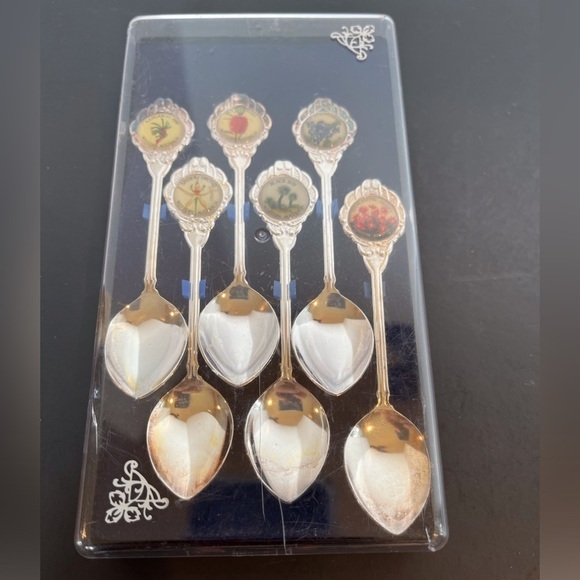 Randa Other - Boxed Set Six Australian Tea Spoons depicting the Flowers of Western Australia